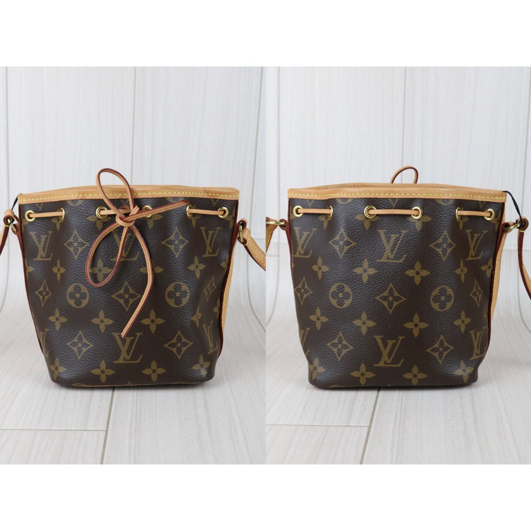 Include Entrupy Certificate of Authenticity｜Good ( Rank AB)｜ Louis Vuitton Monogram  Nano Noe  Shoulder Bag IC Chips Model｜X26042004