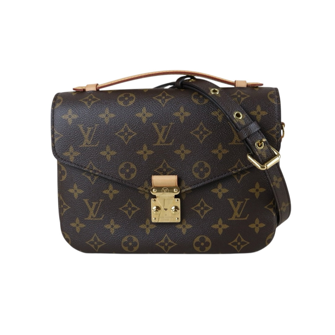 Include Entrupy Certificate of Authenticity｜Very Good ( Rank A) ｜LV Monogram Pichette Metis ShoulderBag  IC Chips Model｜X26100702