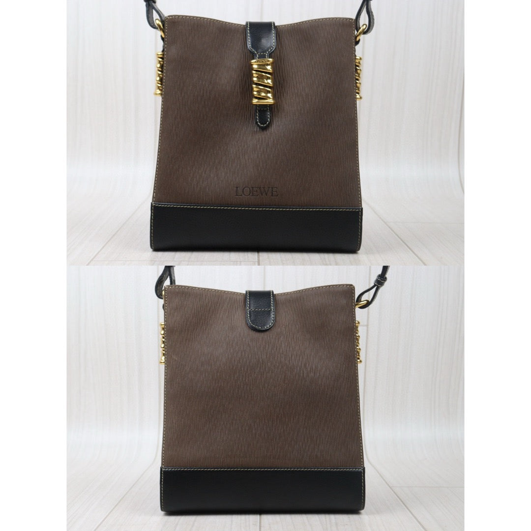 Very Good ( Rank A)｜ LOEWE Belasquez Twist Shoulder Bag ｜24102401