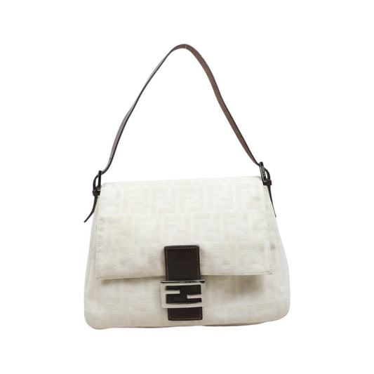 Include Entrupy Certificate of Authenticity｜Good ( Rank AB)｜ FENDI Zucca Mamma Baguette  Shoulder Bag  ｜26083102