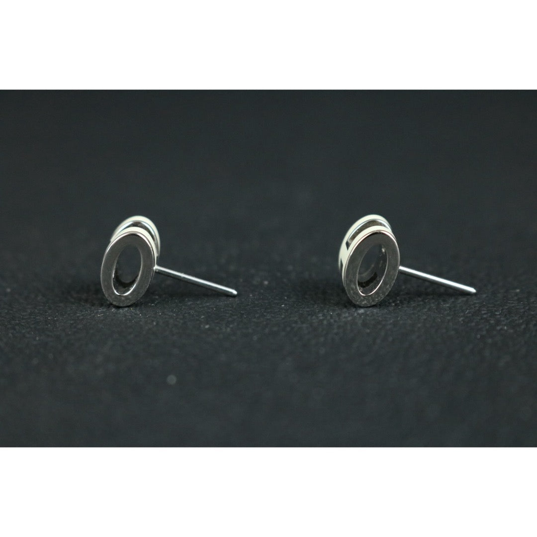 Very Good ( Rank A) ｜ HERMES Mini PopH Earrings Craie White Silver｜W25091011