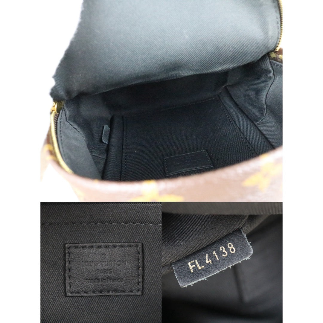 Include Entrupy Certificate of Authenticity｜Very Good ( Rank A)｜  Louis Vuitton Monogram Coated Canvas Mini Palm Springs Backpack｜X26100701