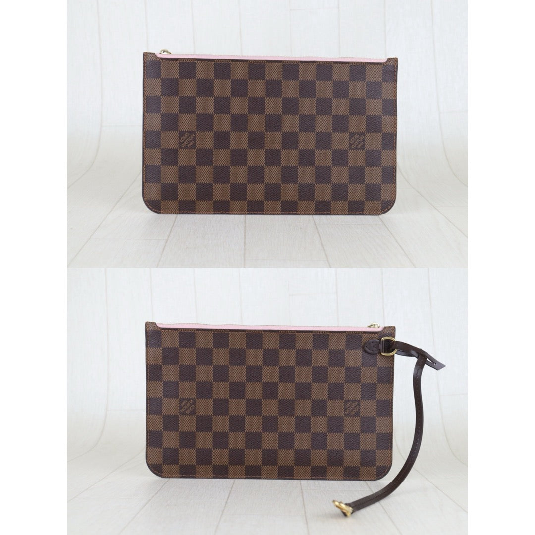 Include Entrupy Certificate of Authenticity｜Good ( Rank AB)｜ Louis Vuitton Damier Neverfull MM With Pouch｜S26010401