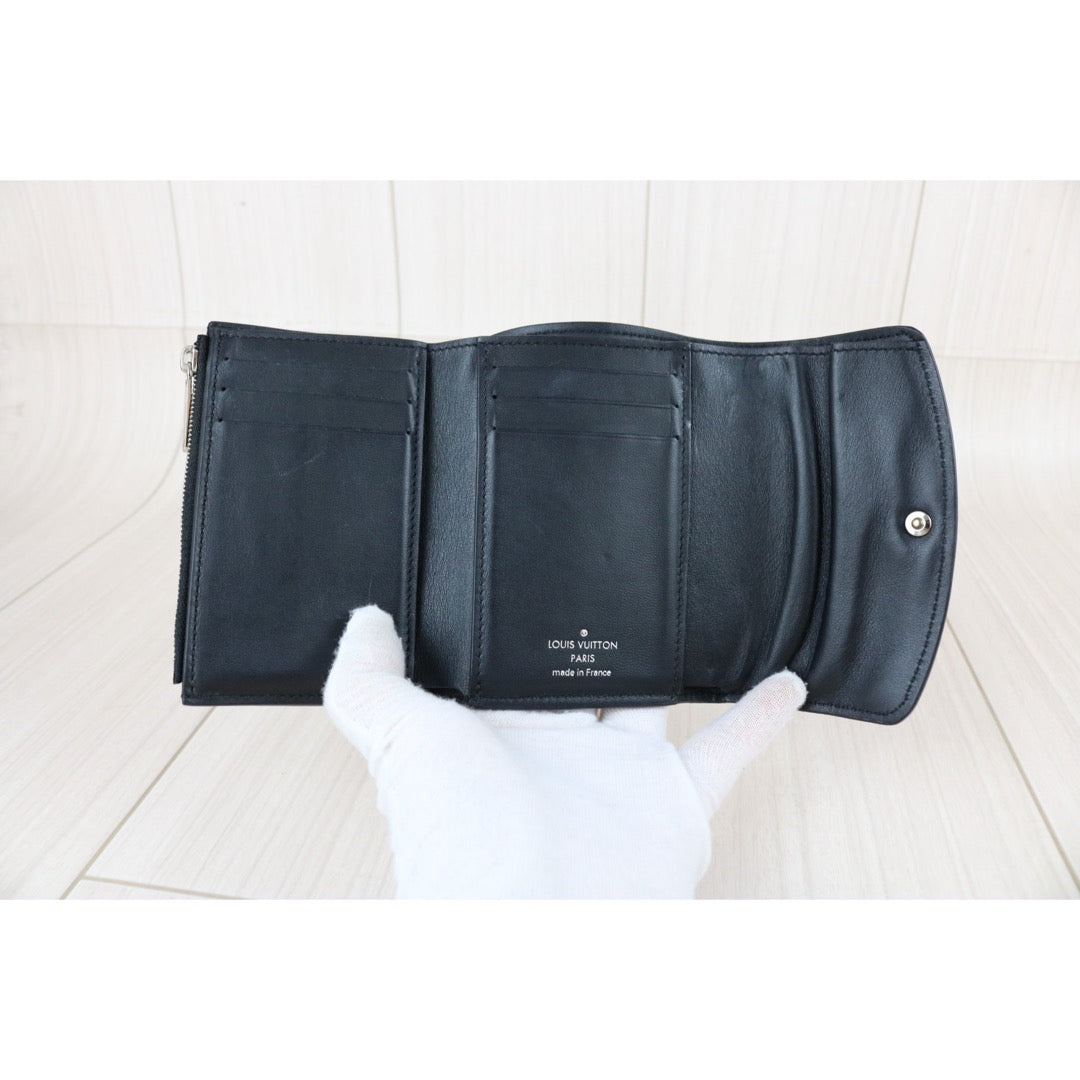 Include Entrupy Certificate of Authenticity｜Good ( Rank AB)｜ Louis Vuitton Monogram  Portefeuille Iris XS Wallet Black IC Chips Model｜Z26092103