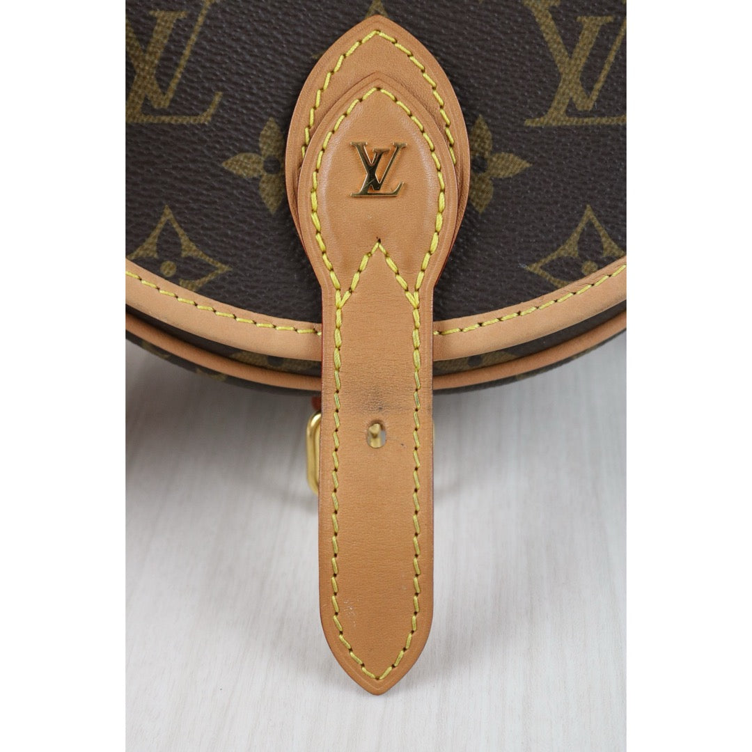 Include Entrupy Certificate of Authenticity｜Very Good ( Rank A)｜ Louis Vuitton Monogram Tamburan Shoulder Bag Current Model｜S26040803