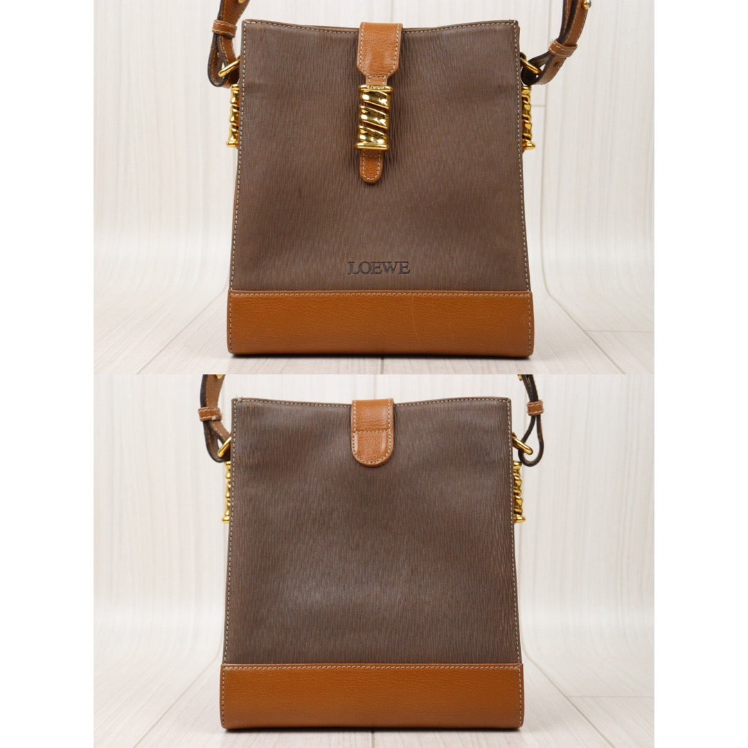 Rank AB ｜ Loewe Belasquez Twist Shoulder Bag ｜24051321