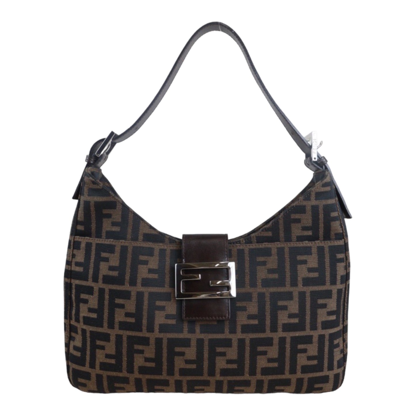 Rank A｜ FENDI Zucca Mamma Shoulder Bag ｜23090915