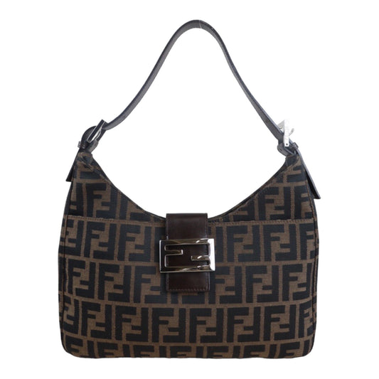 Rank A｜ FENDI Zucca Mamma Shoulder Bag ｜23090915