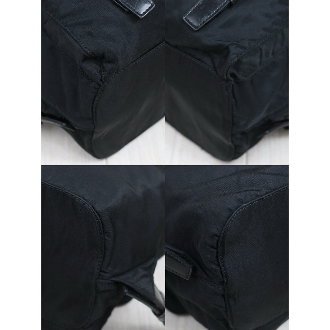 Include Entrupy Certificate of Authenticity｜Good ( Rank AB)｜Prada Nylon Backpack Small  Black｜26061809