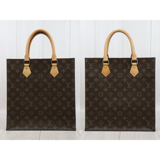 Include Entrupy Certificate of Authenticity｜Good ( Rank AB) ｜ Louis Vuitton  Monogram Sac Plat Tote HandBag Shoulder Bag PM｜26011501