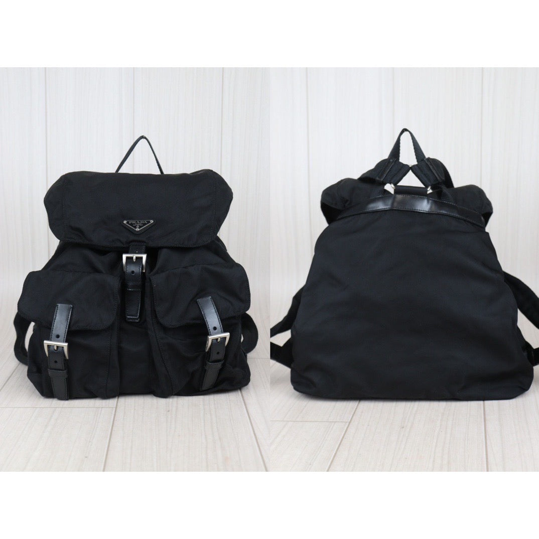 Rank A｜Prada Nylon Backpack Medium Black｜23100619