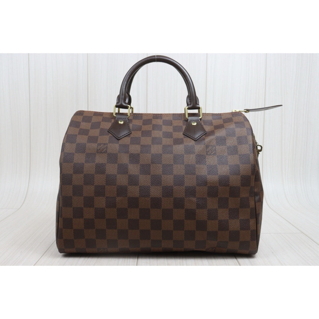Include Entrupy Certificate of Authenticity｜Very Good ( Rank A) ｜ Louis Vuitton Damier Speedy 30 Hand Bag ｜S26080612