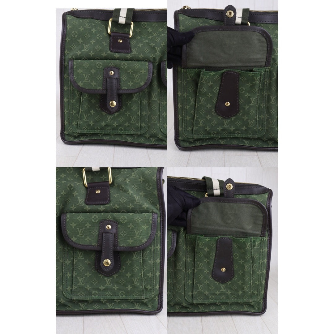 Good ( Rank AB) ｜LV Monogram Denim HandBag Shoulder Bag Green｜H25062301