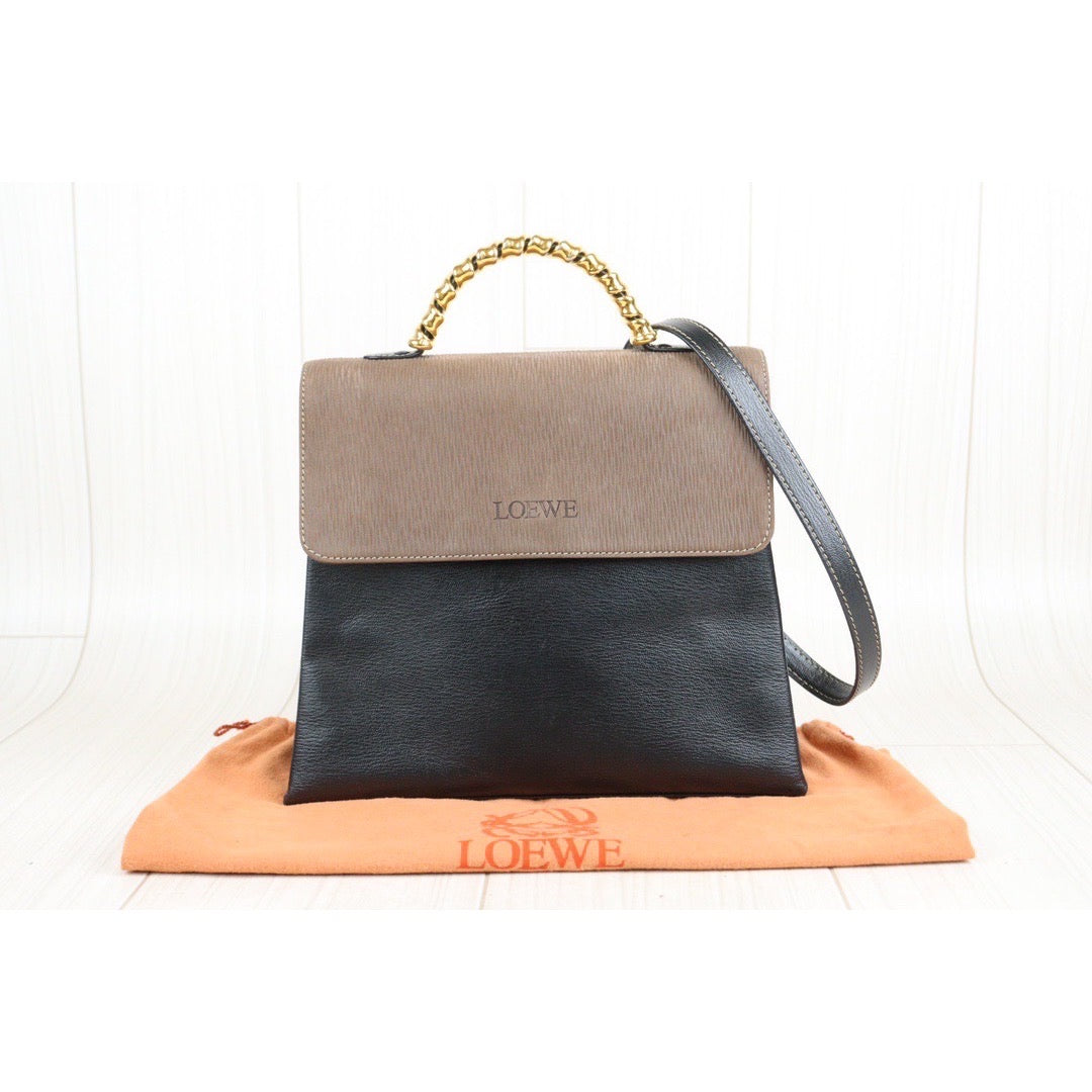 Rank AB   ｜ Loewe Belasquez Twist Handbag Shoulder Bag ｜23101212