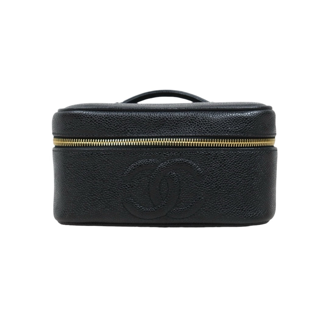 Very Good ( Rank A) ｜ CHANEL Caviar Skin Vanity Handbag  Made In 1996～1997Year ｜25111201
