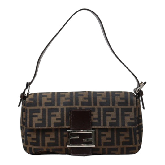 Rank A ｜ FENDI Zucca Mamma Baguette Shoulder Bag｜Q24051617