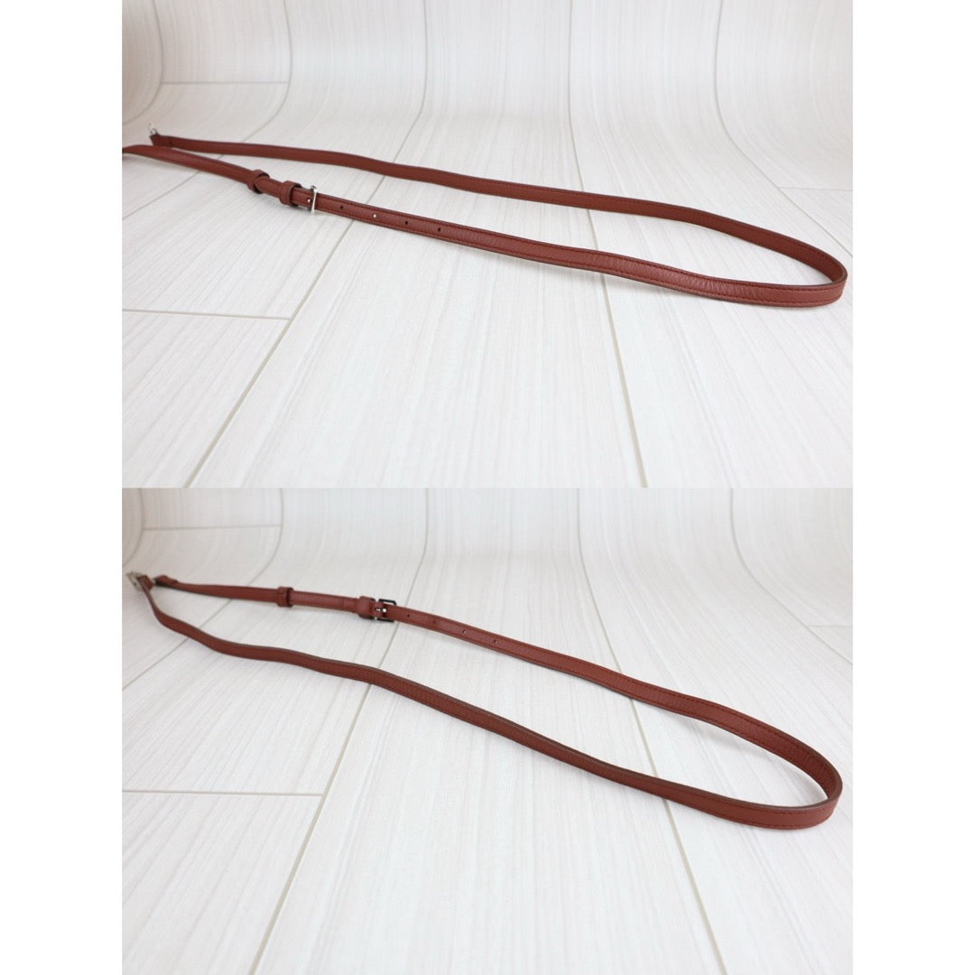 Excellent（Rank SA）｜Loro Piana Extra Pocket 19 Leather Top Handle Bag Shoulder Bag Brick Red ｜W25070804