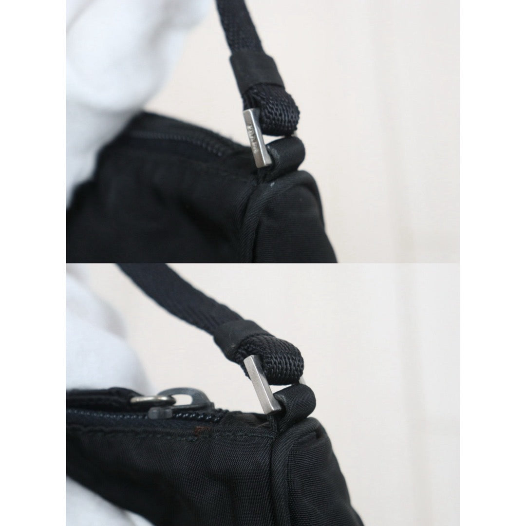 Include Entrupy Certificate of Authenticity｜Very Good ( Rank A)｜ PRADA Nylon Black Shoulder Bag ｜26082603