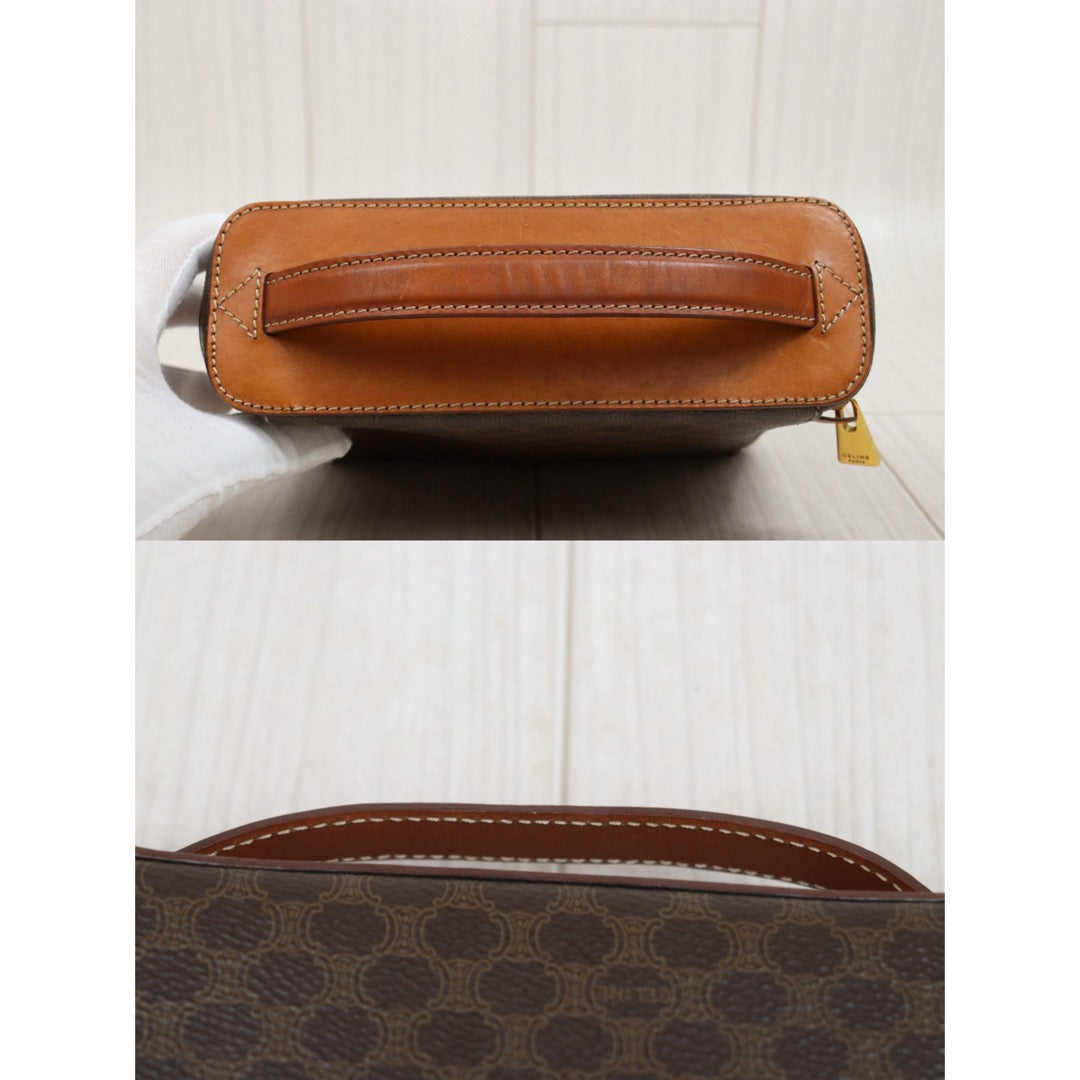 Include Entrupy Certificate of Authenticity｜Good ( Rank AB)｜ CELINE Macadam Vanity Handbag ｜26031910