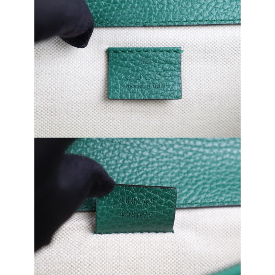 Very Good ( Rank A) ｜GUCCI Dionysus Shoulder  Bag Emerald｜H25063004