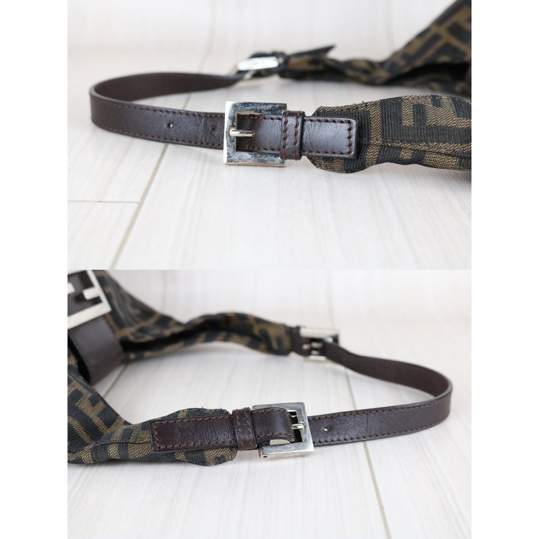 Good ( Rank AB)｜ FENDI Zucca Potato Case Shoulder Bag ｜S25111305