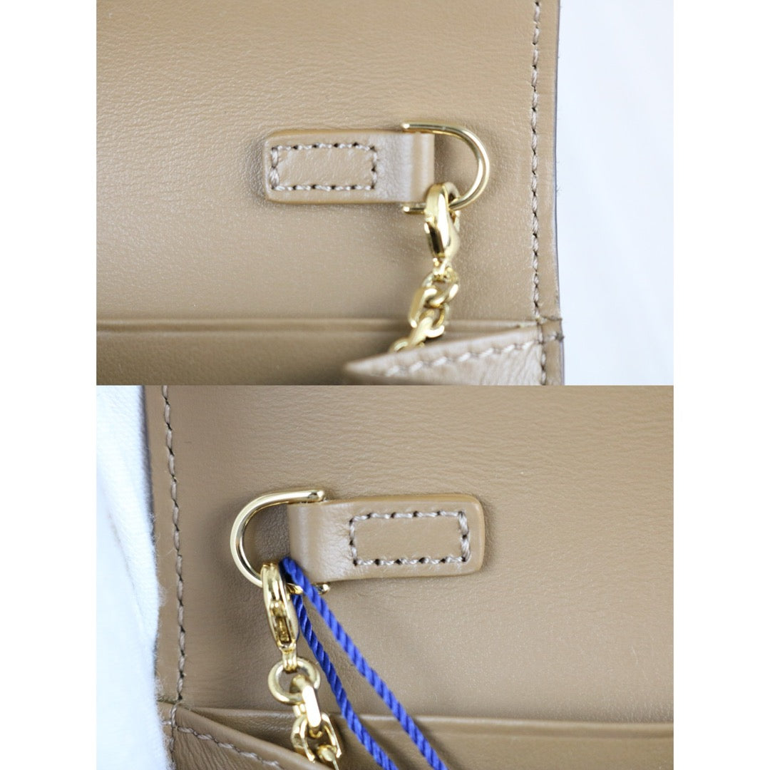 Very Good ( Rank A)｜FENDI  Zucca Mamma Continental With Chain｜S25081801