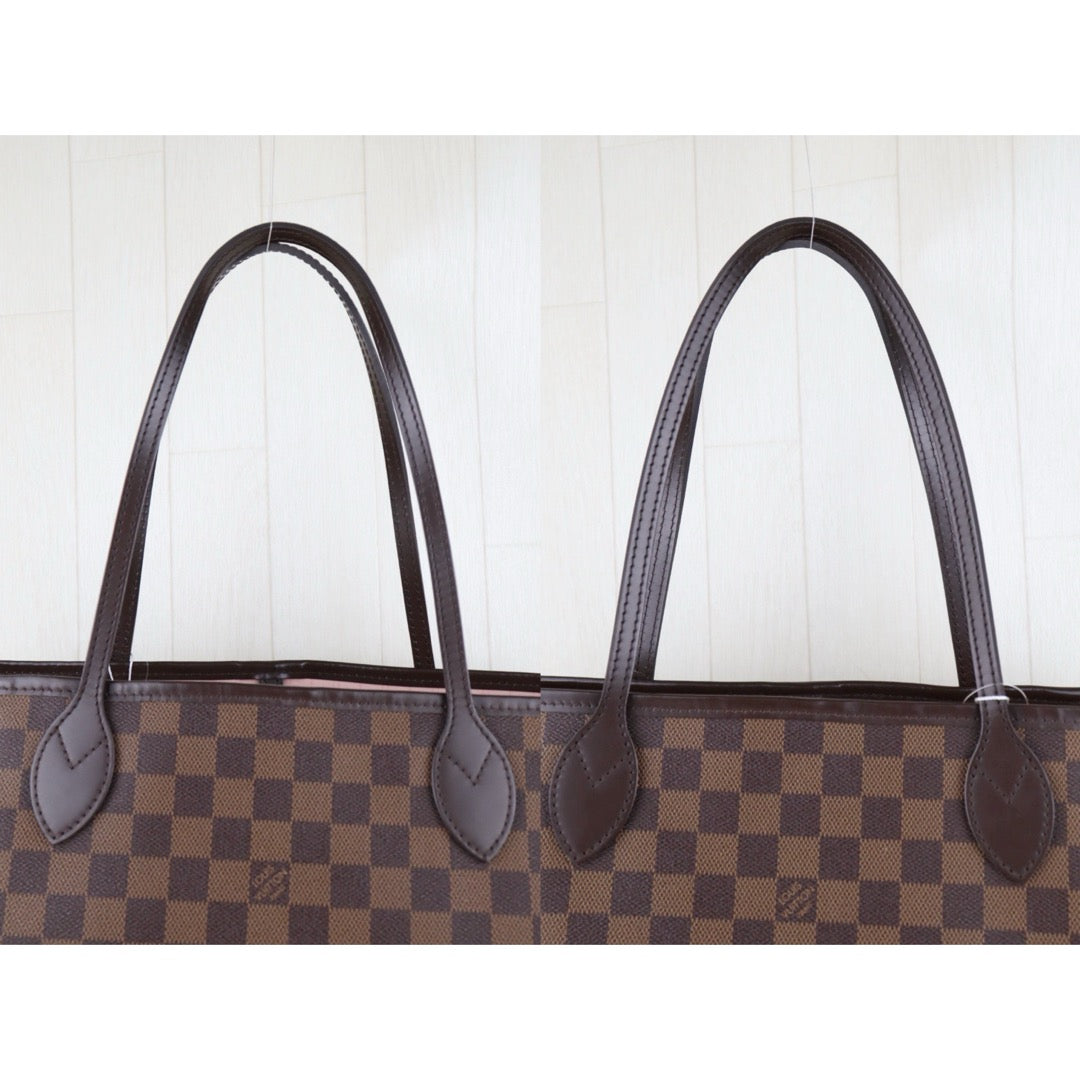 Include Entrupy Certificate of Authenticity｜Good ( Rank AB)｜ Louis Vuitton Damier Neverfull MM With Pouch｜S26010401