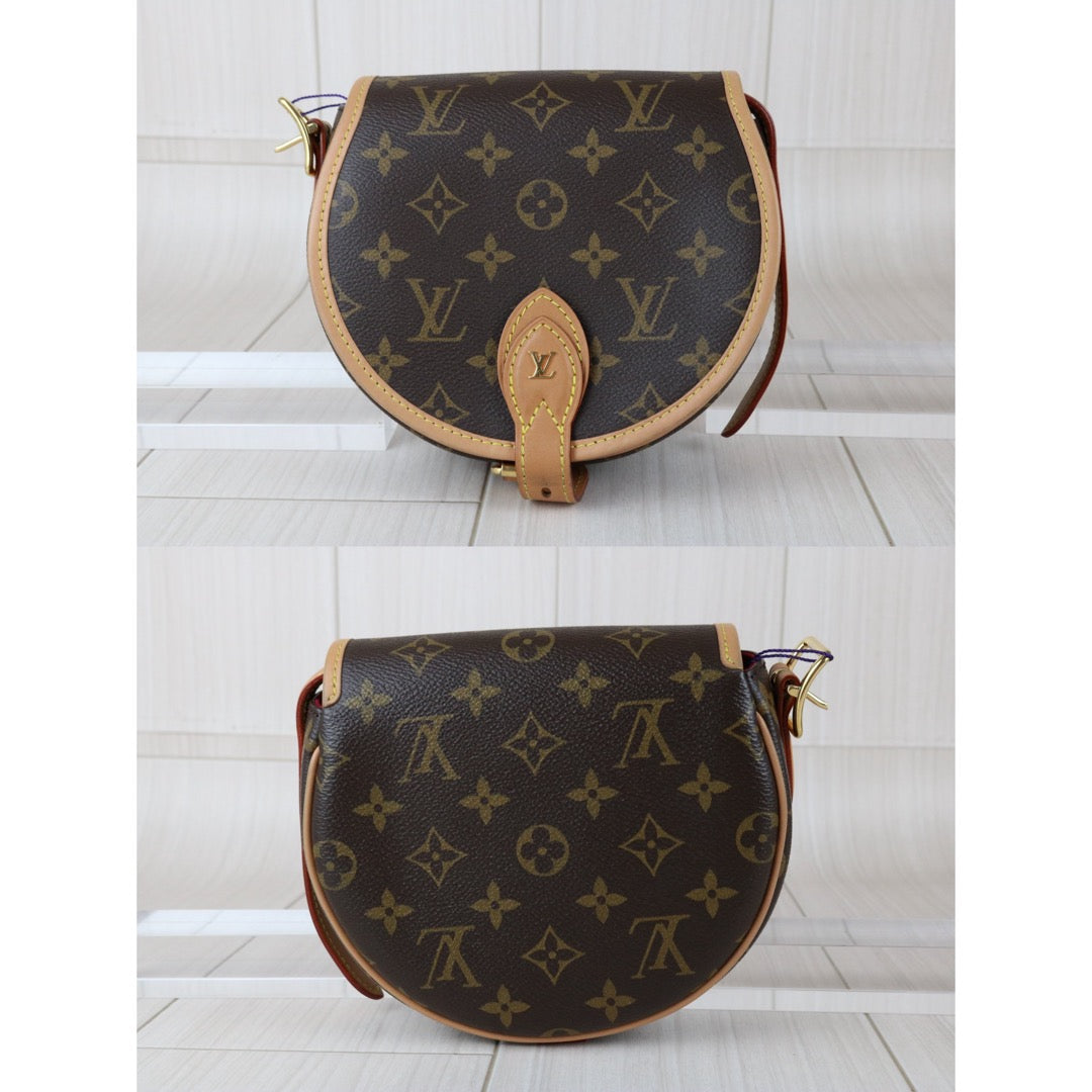 Include Entrupy Certificate of Authenticity｜Very Good ( Rank A)｜ Louis Vuitton Monogram Tamburan Shoulder Bag Current Model｜S26040803