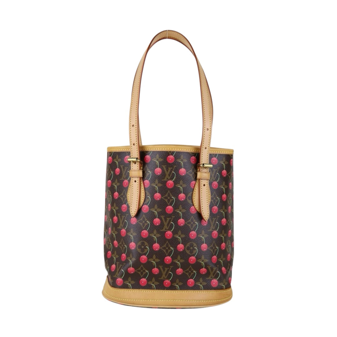 Good ( Rank AB)｜ LV Takashi Murakam Cherry Monogram Petit Bucket PM Tote Bag｜S25042807