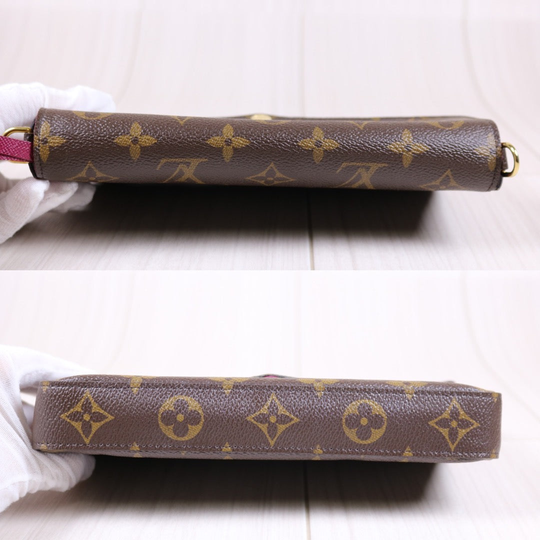 Rank A｜LV Monogram Pochette Felicie Shoulder Bag｜S24030411