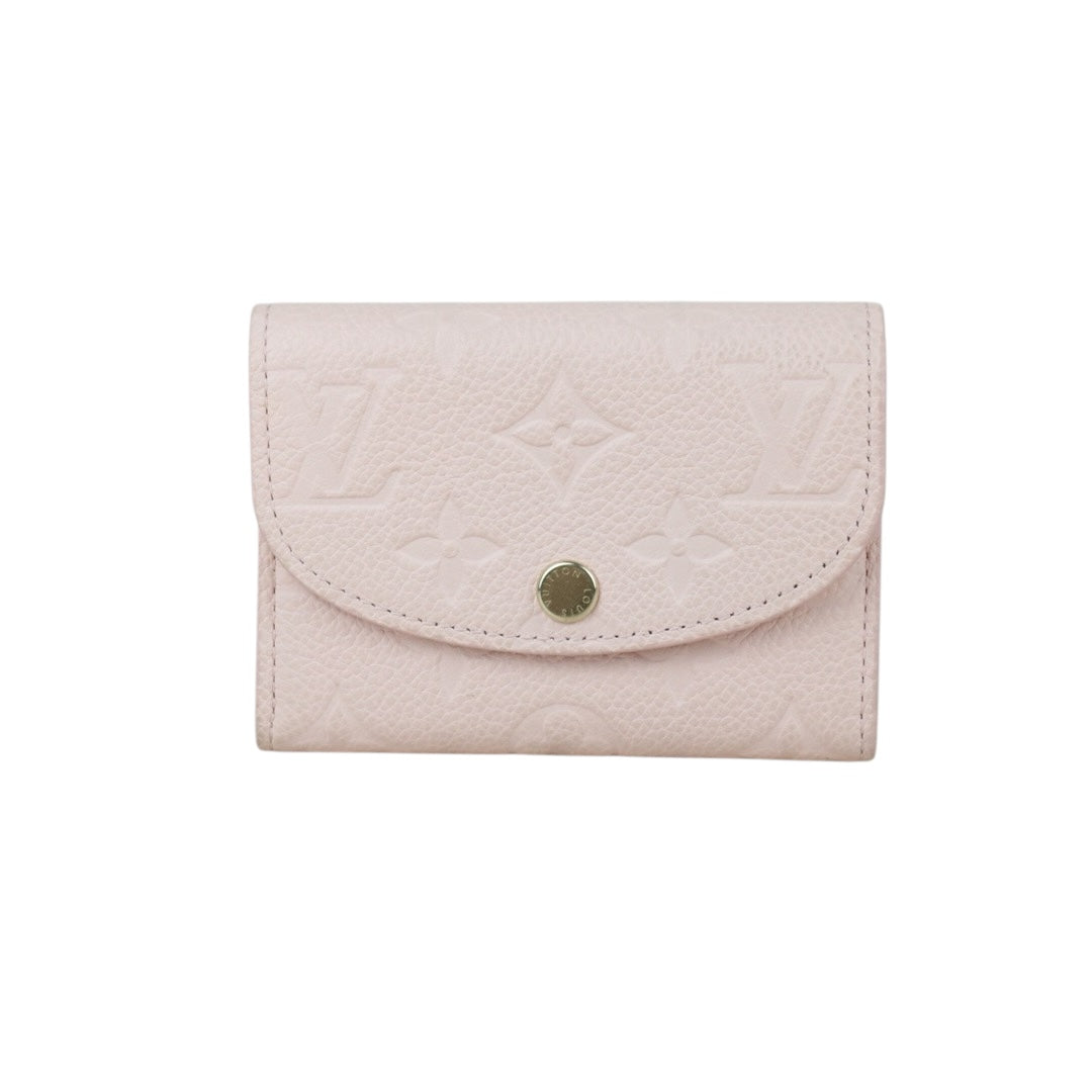 Include Entrupy Certificate of Authenticity｜Very Good ( Rank A)｜LV Monogram Empreinte Portemonnaie Rosalie Wallet Pink  IC Chips Model｜S26060133