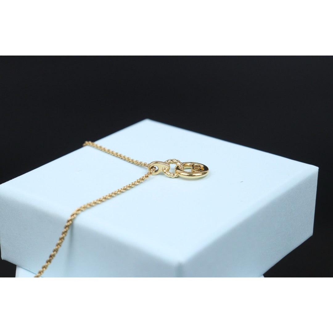 Very Good ( Rank A) ｜ Dior CD Necklace Gold Plated ｜V25070308