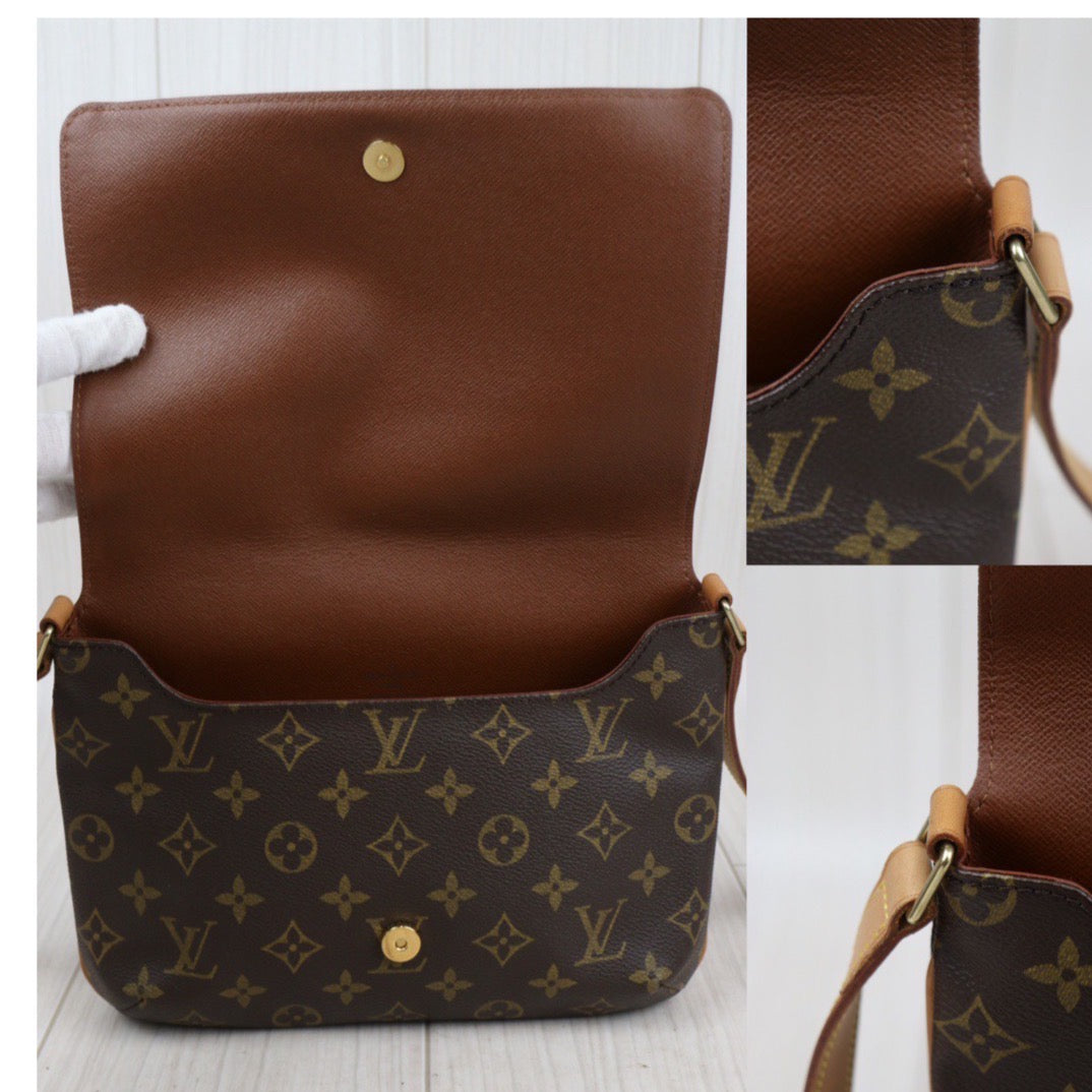 Rank A｜ LV Monogram Musette Tango Shoulder Bag｜24010504