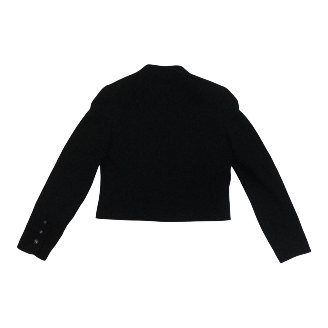 Very Good ( Rank A) ｜ CHANEL Wool  Black Boutique Coat｜W25102109