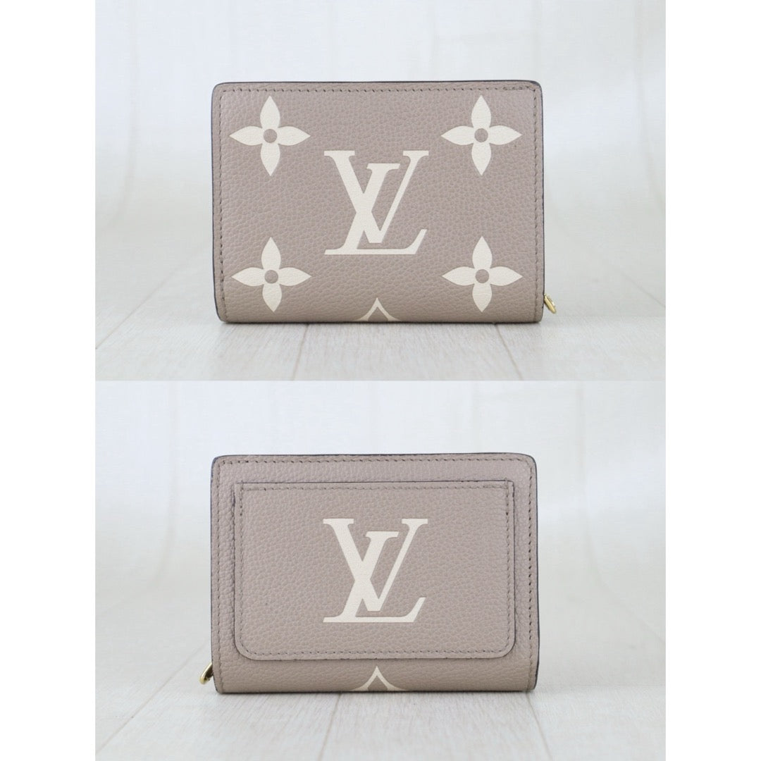 Include Entrupy Certificate of Authenticity｜Very Good ( Rank A)｜ Louis Vuitton Monogram Wallet Etoupe Gray IC Chips Model｜S26072522