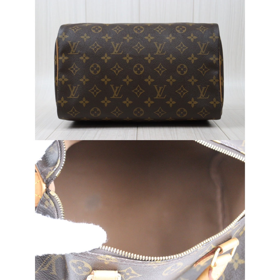 Rank AB｜ LV Monogram Speedy 30 Hand Bag ｜VT25030104