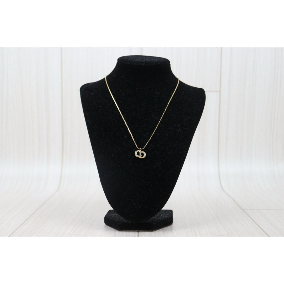 Very Good ( Rank A) ｜ Dior CD Rhinestone Necklace ｜25061222