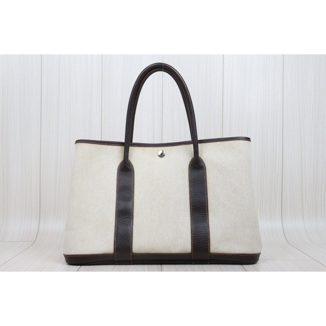 Good ( Rank AB)｜ HERMES Garden Party PM Handbag □J Stamp Made In 2006 Year｜25111406