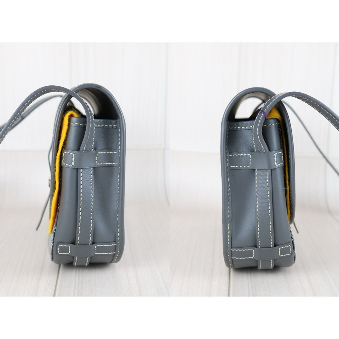 Good ( Rank AB)｜ Goyard Belvedere PM Shoulder Bag Grey｜W25081504