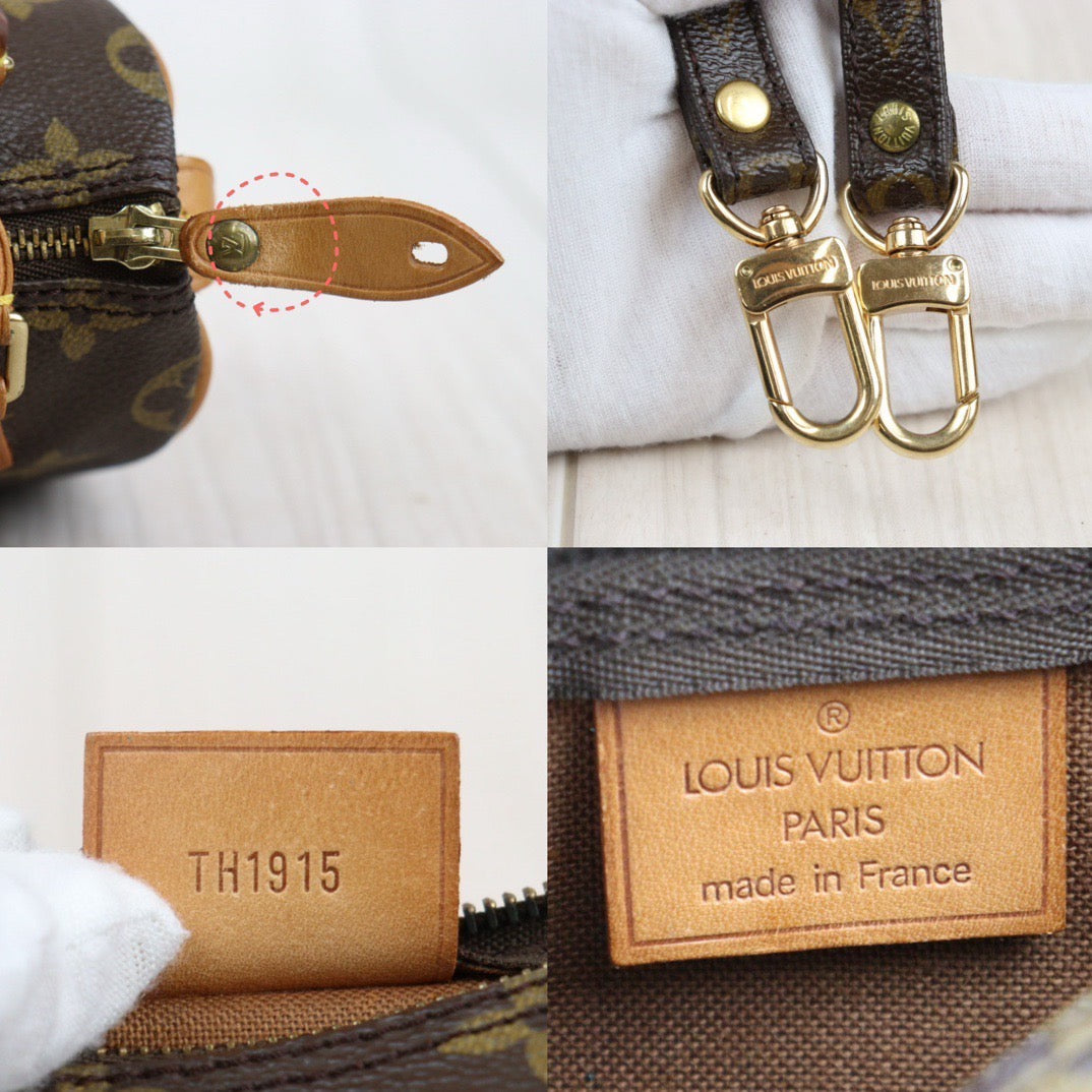 Rank AB ｜ LV Monogram Mini Speedy Handbag With Shoulder Strap｜24012902