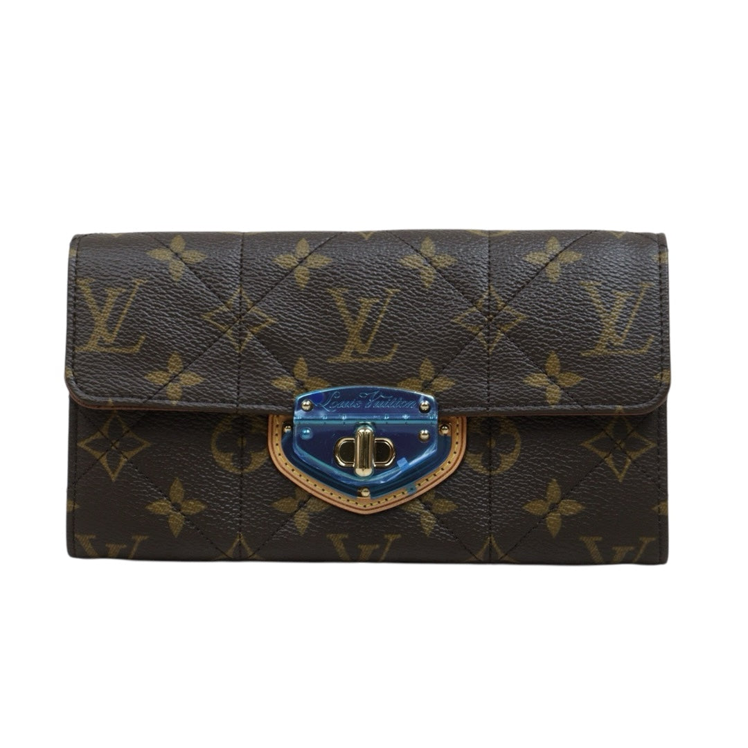 Include Entrupy Certificate of Authenticity｜Very Good ( Rank A)｜Louis Vuitton Monogram Portefeuille Long Style Wallet ｜26040208