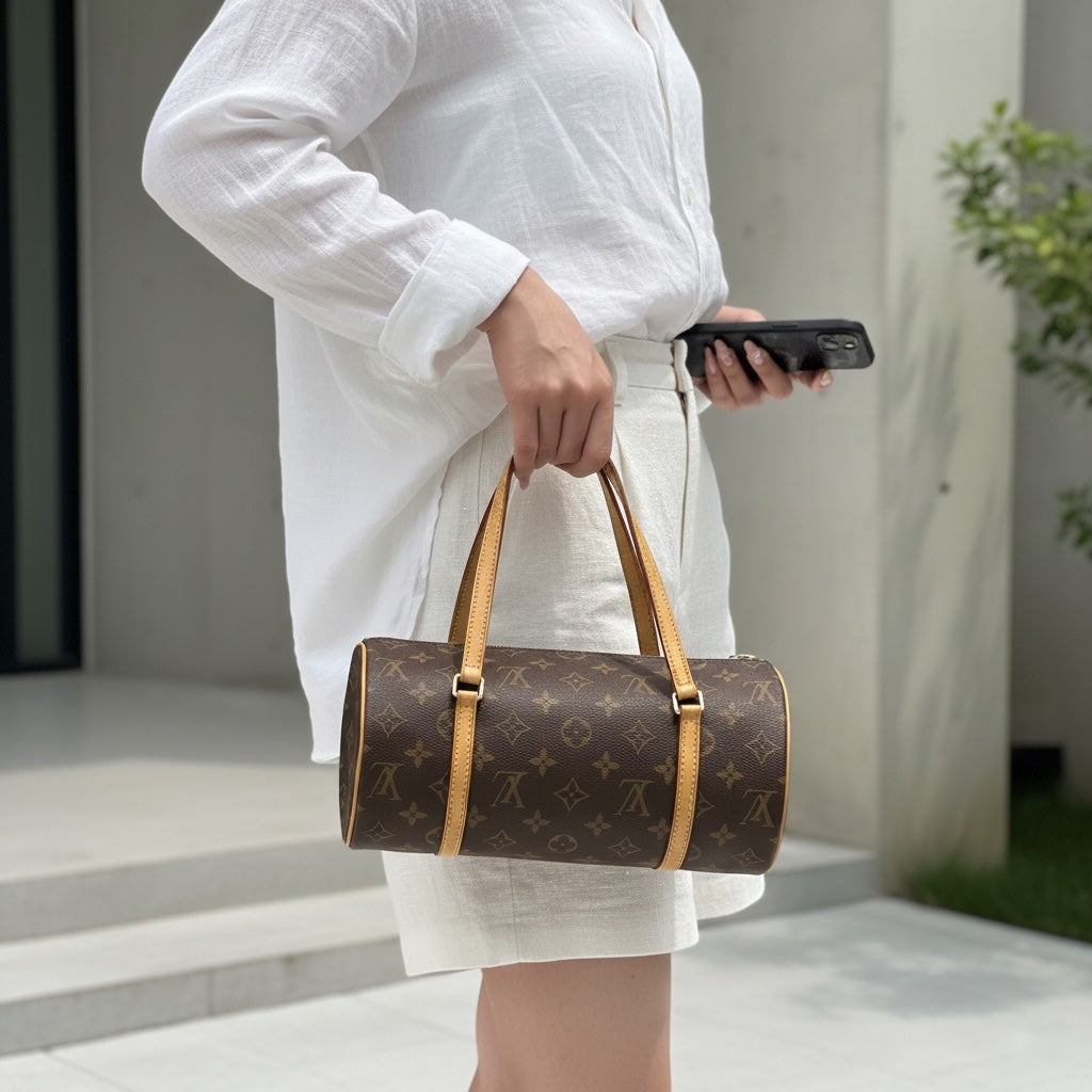 Include Entrupy Certificate of Authenticity｜Good ( Rank AB)｜ Louis Vuitton Monogram Papillon 26 Handbag ｜26052103