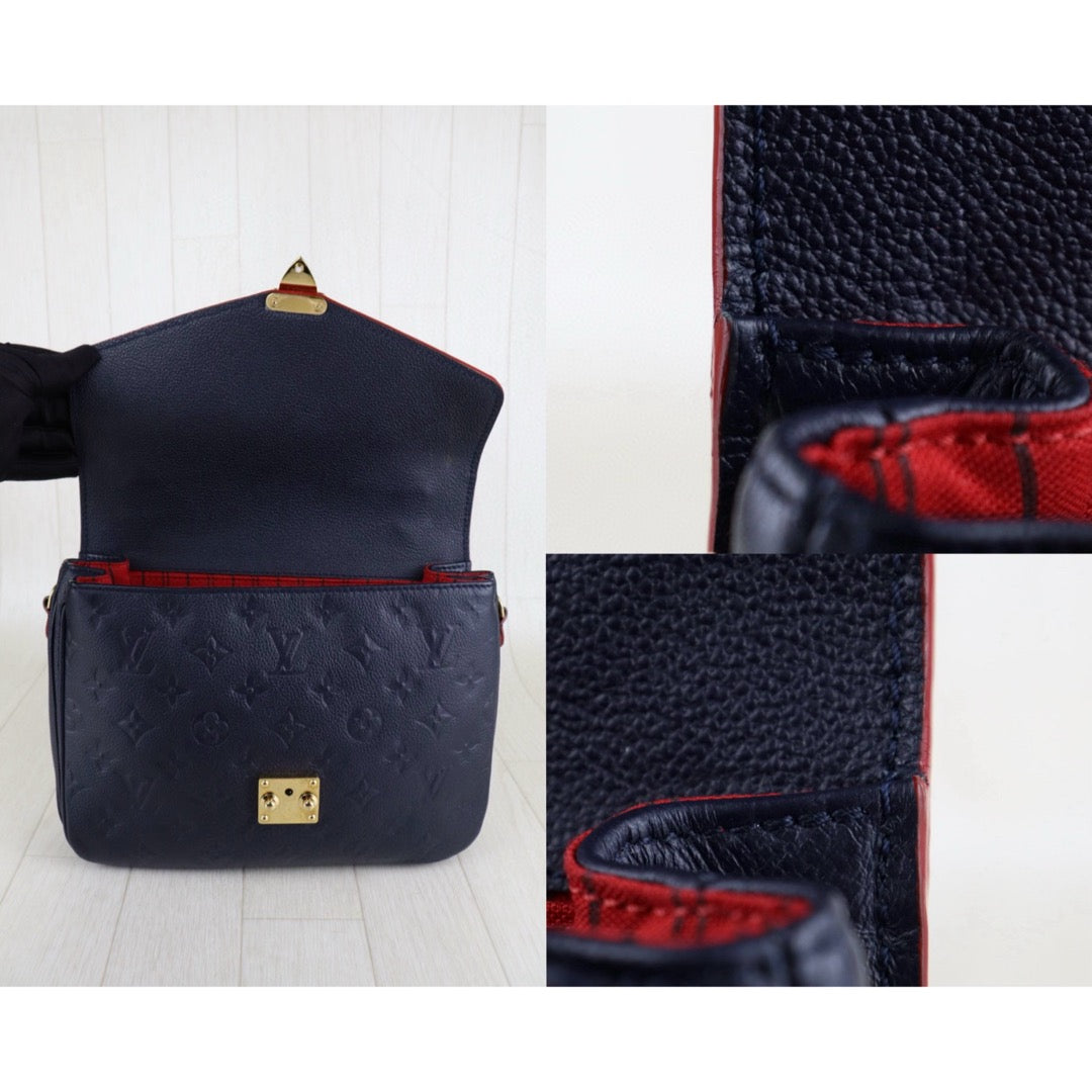 Very Good ( Rank A)｜LV Monogram Pichette Metis ShoulderBag Blue  IC Chips Model ｜S25022603