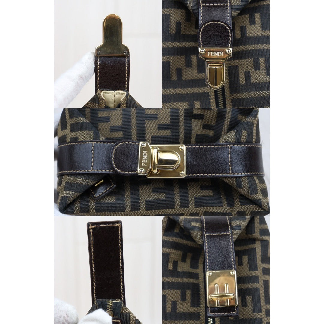 Rank A ｜ FENDI Zucca Handbag ｜23122113