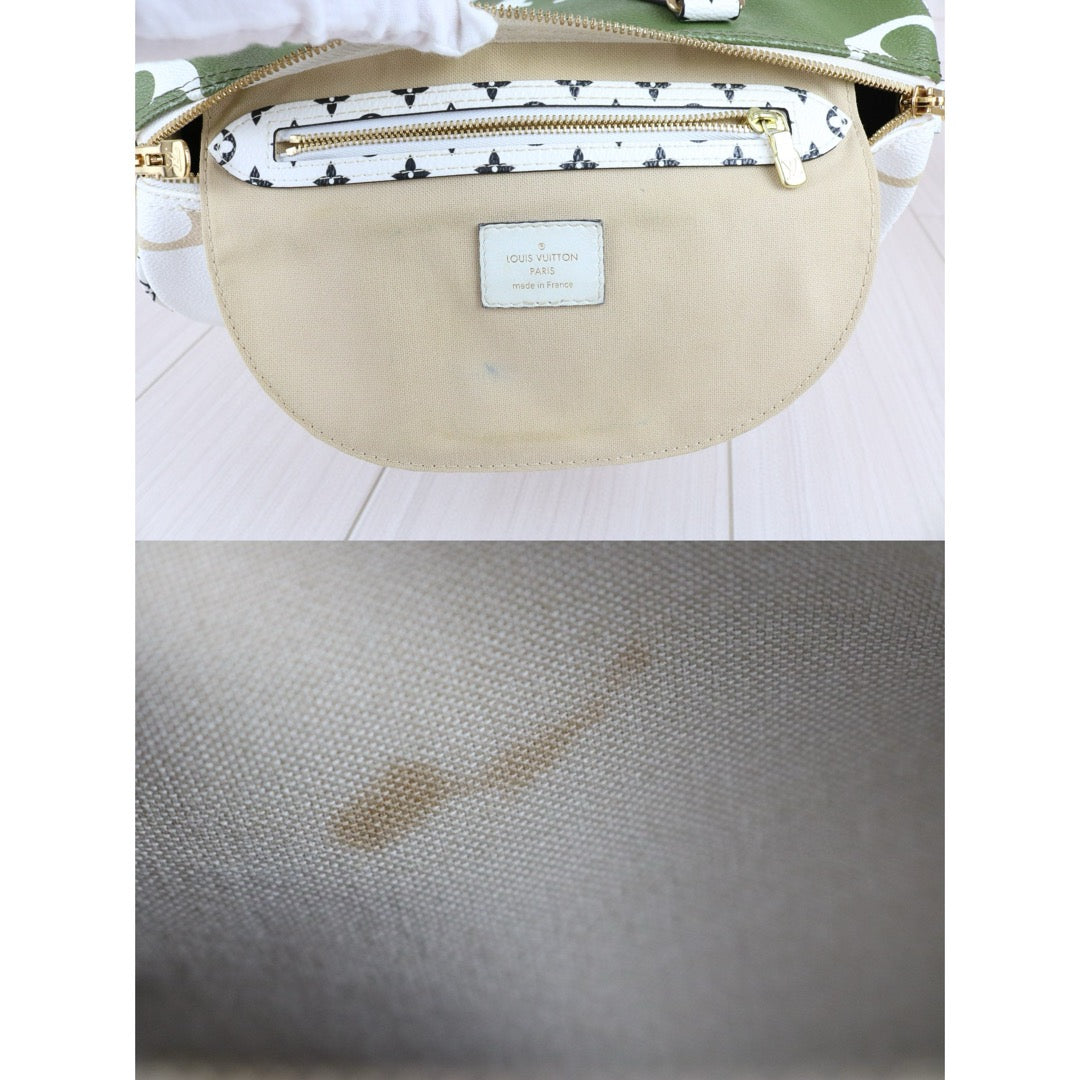Very Good ( Rank A) ｜ LV Monogram White and Green Speedy 30 Hand Bag With Shoulder Strap Limited edition｜B25030104