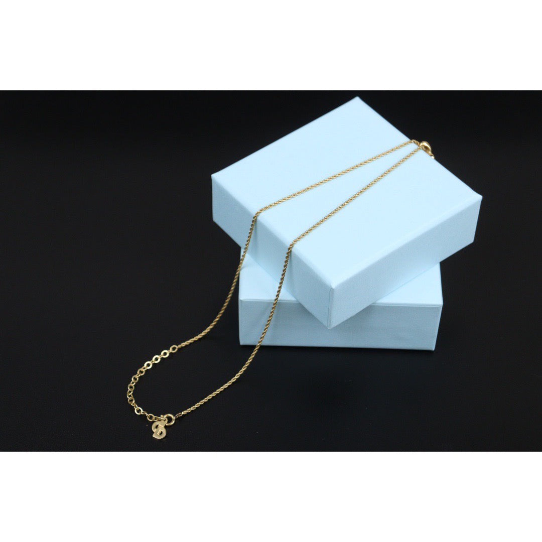 Rank A ｜ Dior CD Necklace Gold Plated ｜V24030765