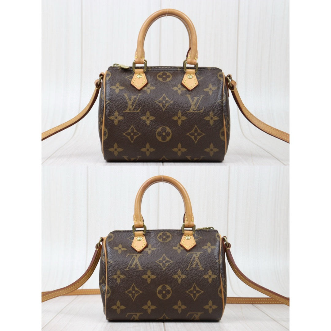 Good ( Rank AB)｜LV Monogram Nano Speedy  Shoulder Bag｜S24112203