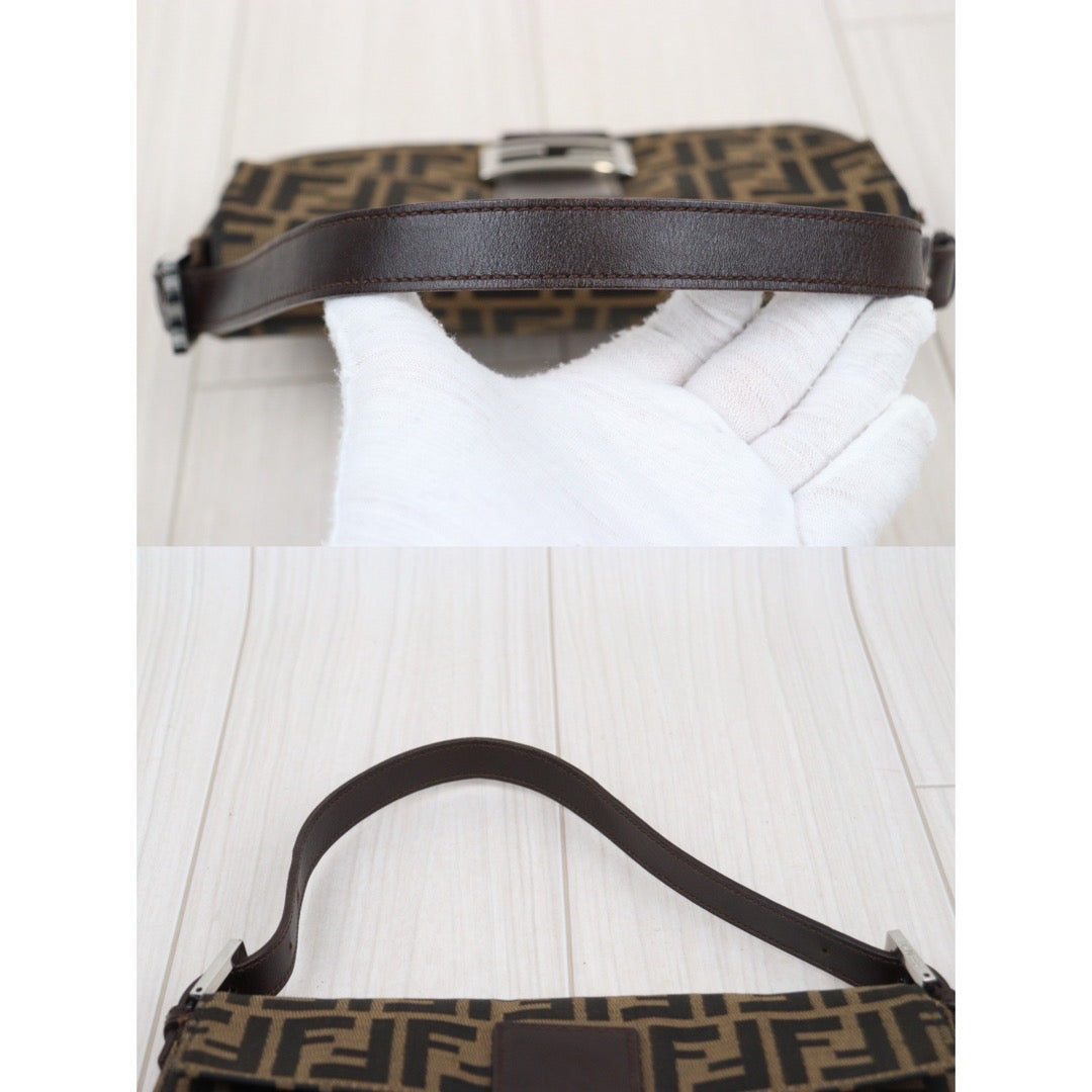 Rank A ｜ FENDI Zucca Mamma Baguette Shoulder Bag｜24040401