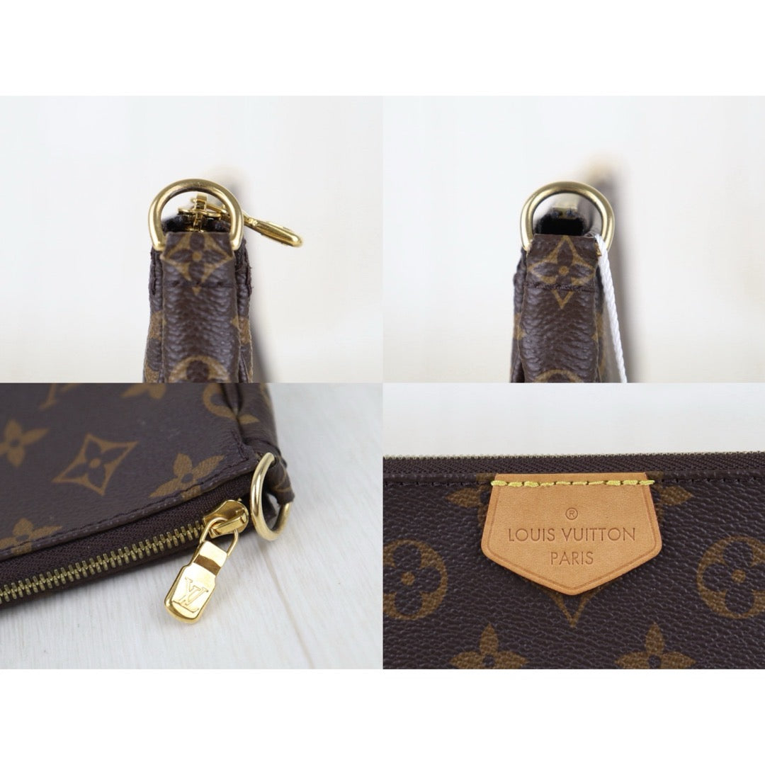 Include Entrupy Certificate of Authenticity｜Very Good ( Rank A)｜Louis Vuitton Monogram Multiti Pochette Accessoire  IC Chips Model ｜S26071804