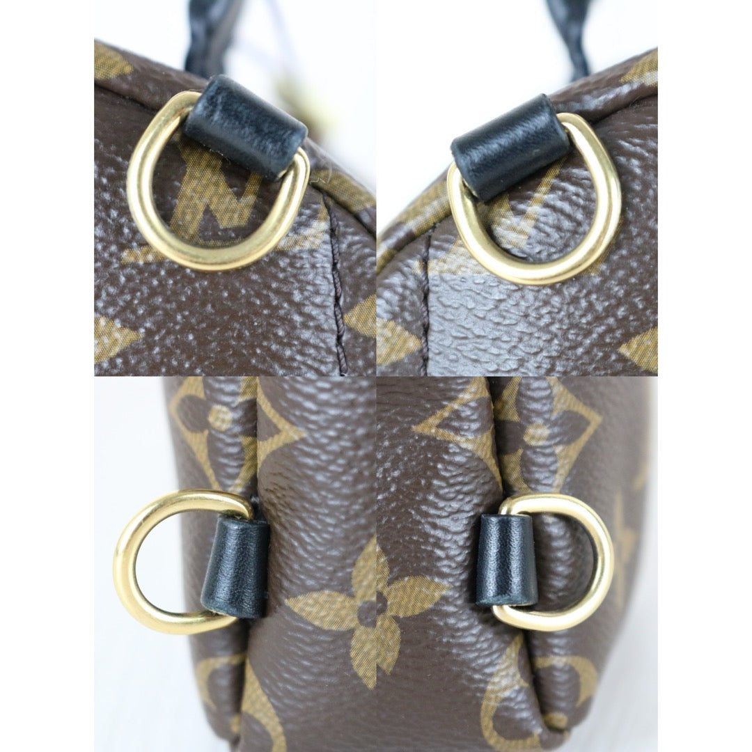 Very Good ( Rank A) ｜  LV Monogram Coated Canvas Mini Palm Springs Backpack IC Chips Model｜X25101801